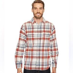 The North Face Flannel Shirt Mens Sz Large Check Plaid Button Outdoor